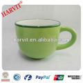 hot sale and good quality color glazed ceramic stoneware soup mugs